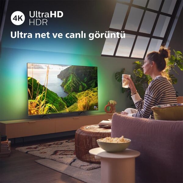 Philips 70PUS8108/12 65''  Uydu Alıcılı Smart 4K UHD Ambilight LED TV
