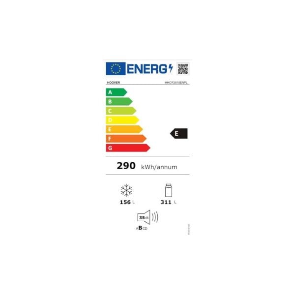 HHCR3818ENPL 467 Lt No-Frost Buzdolabı