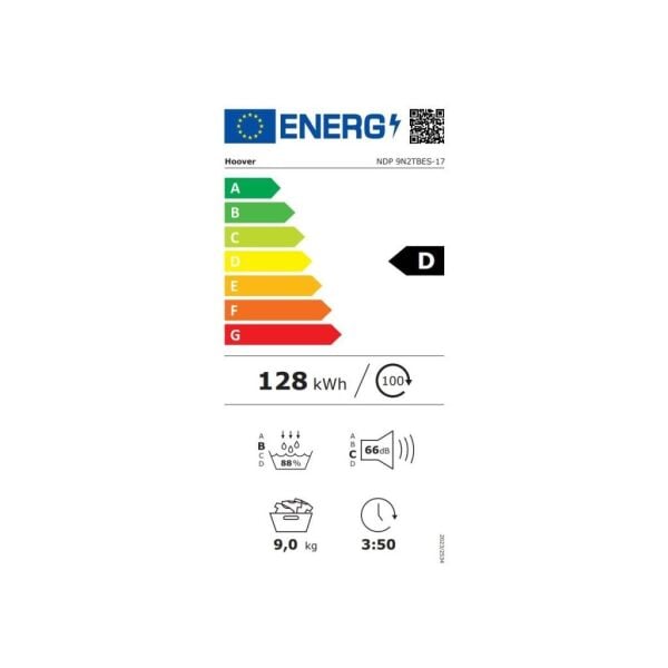 NDP 9N2TBES-17 9 kg Wi-Fi Bağlantılı Kurutma Makinesi