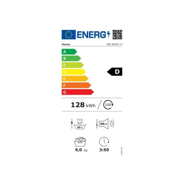 HRE 9N2TE-17 9 kg Wi-Fi Bağlantılı Kurutma Makinesi
